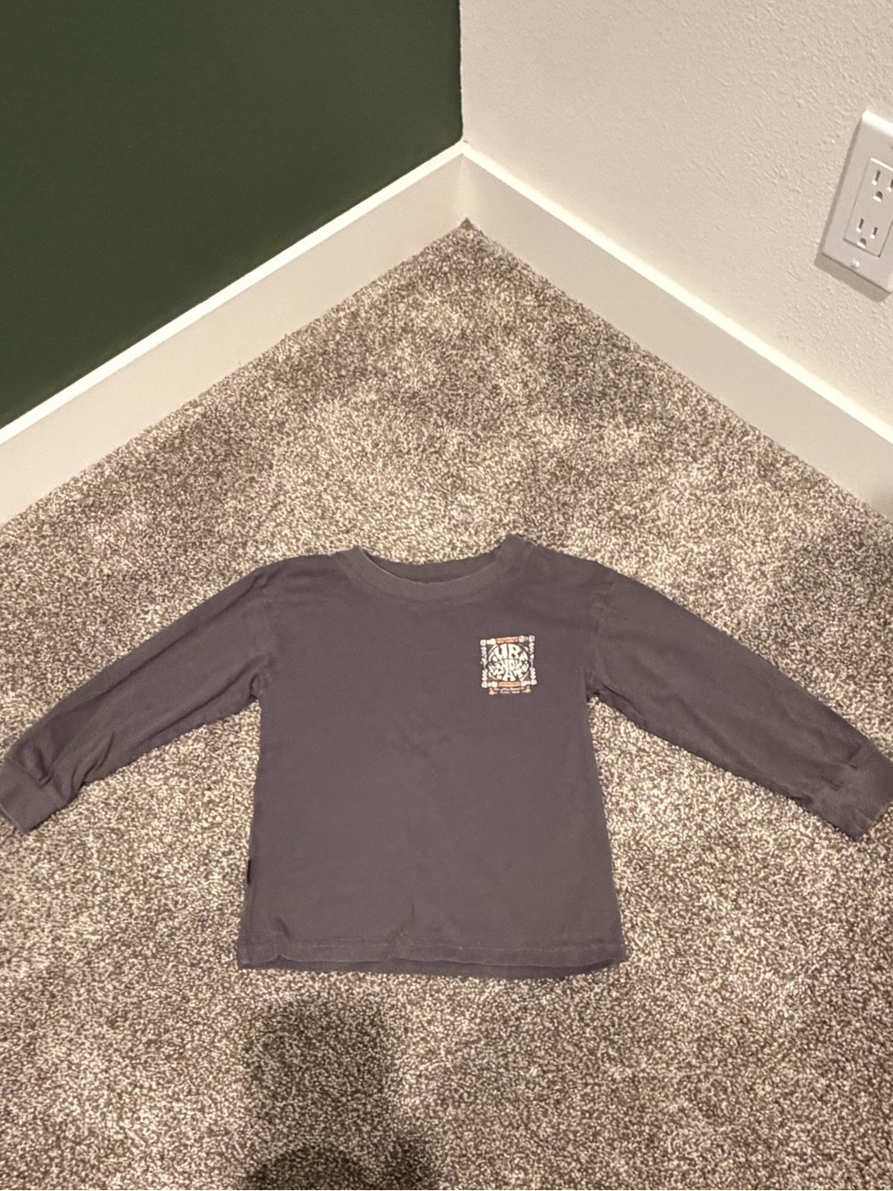 Kids Binky Bro Long-Sleeve Graphic Tee - Dark Gray